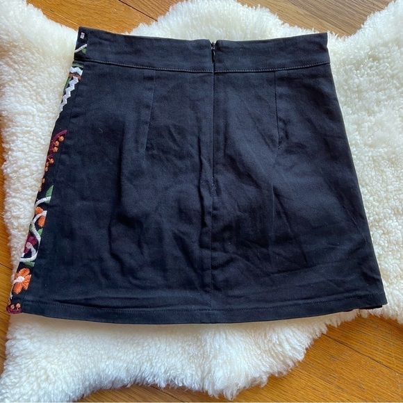 Lulus Don't Stop the Party Black Embroidered Mini Skirt - Picture 11 of 15